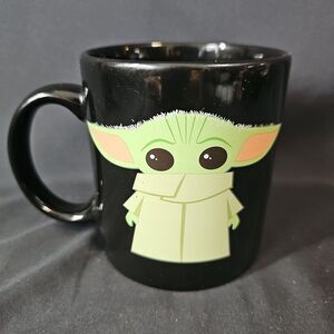 Silver Buffalo Star Wars The Mandalorian The Child Stands Ceramic Coffee Mug,...